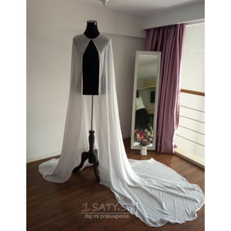 Šifónová dlhá šál jednoduchá elegantná svadobná bunda dlhá 2 metre - Strana 3