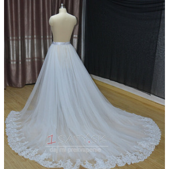 Odnímateľné svadobné šaty tylová sukňa Odnímateľné doplnky nevesty sukne vlastnej veľkosti - Strana 3