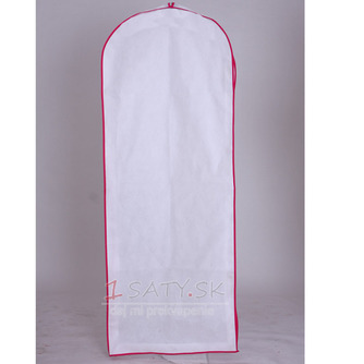 Biela netkaná veľká taška na obliekanie prachových šiat s dlhým prachotesným krytom - Strana 1