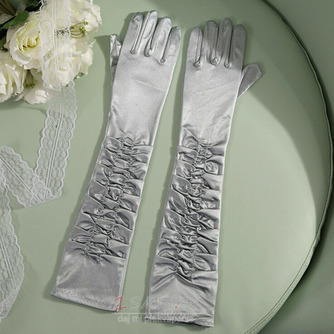 50 cm svadobné šaty saténové rukavice dlhé dámske vystúpenie na pódium - Strana 8