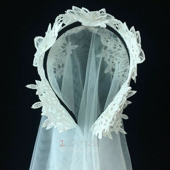 Retro klobúková závojová čipka závoj s diamantovým hrotom, svadobný doplnok so závojom - Strana 3