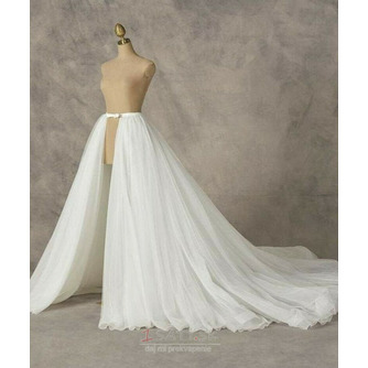 6-vrstvová dlhá tylová odnímateľná svadobná sukňa, odnímateľná sukňa, sukňa s spoločenskými šatami, dlhá vlečková sukňa, svadobná sukňa - Strana 1