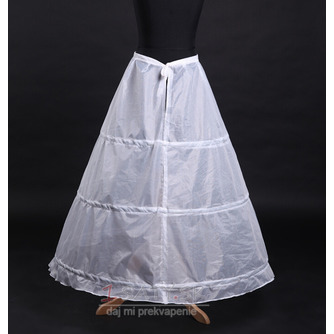 Svadobné Petticoat Polyester taft Jednoduché Tri ráfiky Kompletné šaty - Strana 1