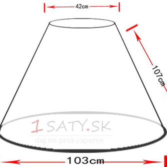 svadobné šaty vlečná spodnička volánová spodnička elastický pás svadobný kostol veľká vlečná spodnička - Strana 7