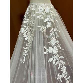 svadobná sukňa s kvetom svadobná odnímateľná sukňa svadobná odnímateľná vlečka Čipka Odnímateľná svadobná vlečka - Strana 5