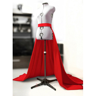 Odnímateľná sukňa kaplnka vlečka Odnímateľná sukňa Šatová sukňa Červená plesová sukňa - Strana 1