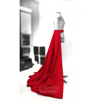 Odnímateľná sukňa kaplnka vlečka Odnímateľná sukňa Šatová sukňa Červená plesová sukňa - Strana 2