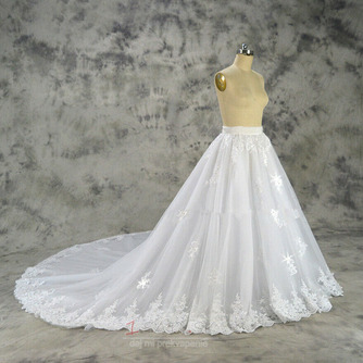 odnímateľná princezná veľká vlečka svadobné šaty čipková sukňa odnímateľná sukňa svadobné doplnky vlastná veľkosť - Strana 2