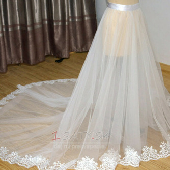 biela slonová kosť Odnímateľná svadobná sukňa Odnímateľná tylová sukňa s čipkou Svadobná tylová sukňa vlastná veľkosť - Strana 4
