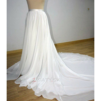 Šifónová svadobná sukňa Vláčik Svadobná Svadobná sukňa nevesta Sukňa Vláčik Odnímateľná nášivka Sukňa Vláčik vlastná veľkosť - Strana 3
