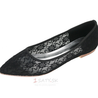 Transparentné duté čipky elegantné čerpadlá banket svadobné ploché topánky ženy - Strana 5
