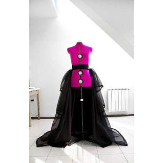 Odnímateľná sukňa Organzová sukňa Čierne spoločenské šaty Vrstvená sukňa Formálna sukňa Svadobná sukňa vlastná veľkosť - Strana 3