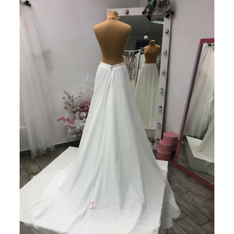 Šifónová svadobná sukňa Svadobná sukňa samostatná Odnímateľná svadobná sukňa Odnímateľná svadobná sukňa - Strana 1