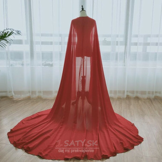 Šifónová dlhá šál jednoduchá elegantná svadobná bunda dlhá 2 metre - Strana 5
