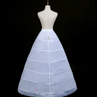 Šesť oceľových krúžkov elastický pás zvýšenie spodnička čiernobiela farba svadobné šaty spodnička - Strana 2