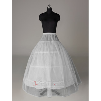 Svadobné Petticoat Elastický pás Jednoduchý Tromi okrajmi Perimeter Lace trim - Strana 1