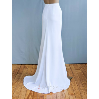 Svadobné oddeľuje Morská panna svadobná sukňa na mieru svadobné šaty Jednoduché moderné svadobné oddeľuje - Strana 2