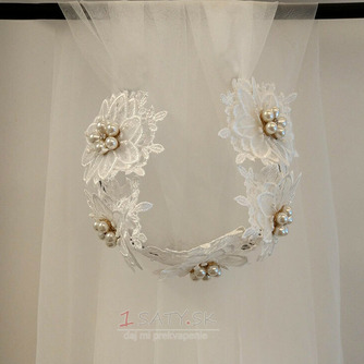 Retro klobúková závojová čipka závoj s diamantovým hrotom, svadobný doplnok so závojom - Strana 4