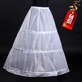 Svadobné Petticoat Polyester taft Jednoduché Tri ráfiky Kompletné šaty - Strana 2