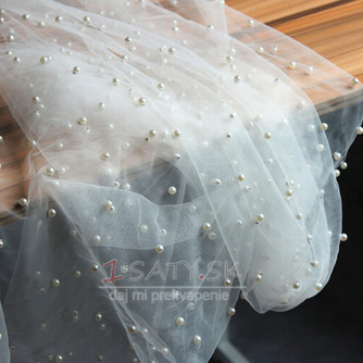 Tulle pearl bride shawl elegantná dlhá bunda 200CM - Strana 5