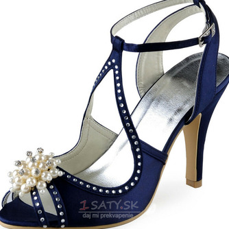 Ihlové svadobné topánky drahokamové sandále svadobné topánky princeznej hodvábne svadobné topánky - Strana 2