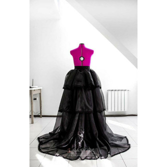 Odnímateľná sukňa Organzová sukňa Čierne spoločenské šaty Vrstvená sukňa Formálna sukňa Svadobná sukňa vlastná veľkosť - Strana 2