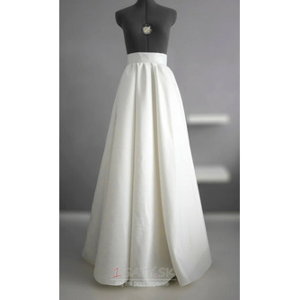 s veľkou mašľou Svadobná sukňa svadobná saténová sukňa Svadobné šaty samostatná Sukňa na mieru - Strana 3