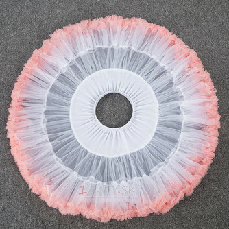 Ružová elastická spodnička s nafúknutým tylom v páse, princezná Balet Dance Pettiskirts Lolita Cosplay, Rainbow Cloud Krátka Tutu sukňa 45 cm - Strana 4