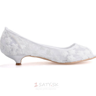 Jarná letná čipka topánky priedušné pohodlné svadobné dámske topánky - Strana 5
