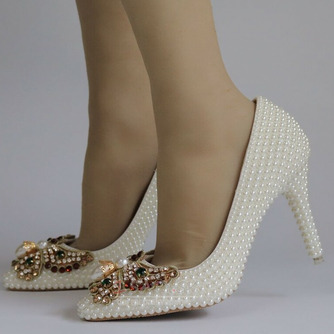 9CM perleťové vysoké podpätky ihlové topánky na spoločenské topánky - Strana 5