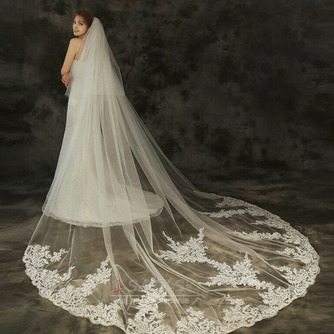 Krajkové závojové svadobné šaty so závojom, čelenka, svadobný čipkovaný závoj, svadobné doplnky - Strana 1