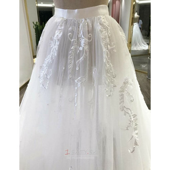 Svadobná odnímateľná sukňa k šatám Svadobná sukňa Čipkované nášivky Odnímateľná vlaková sukňa vlastná veľkosť - Strana 4