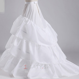 svadobné šaty vlečná spodnička volánová spodnička elastický pás svadobný kostol veľká vlečná spodnička - Strana 5