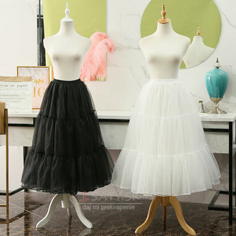 Čierna organzová spodnička, spodnička cosplay spoločenských šiat, spodnička Lolita, baletná tutu sukňa, dlhá spodnička, dĺžka 80 cm - Strana 1