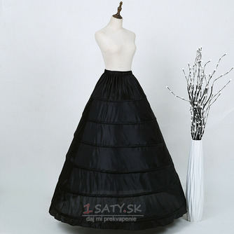 Šesť oceľových krúžkov elastický pás zvýšenie spodnička čiernobiela farba svadobné šaty spodnička - Strana 5