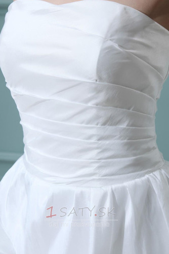 Skladaný Viacvrstvový Vysoký nízky Vonkajší Biely Svadobné šaty - Strana 6