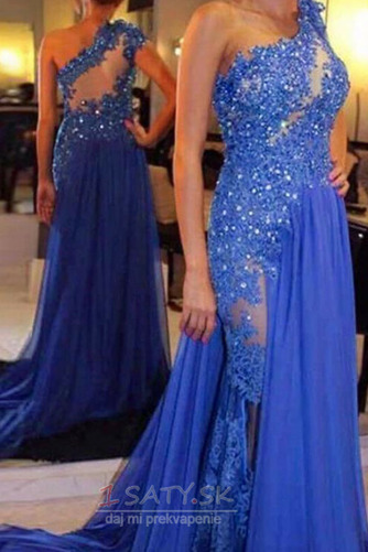 S hlbokým výstrihom Tyl Chýbať Zamiesť vlak Prírodné pása Stužková Šaty - Strana 1