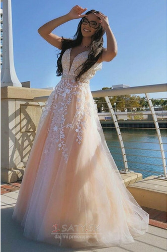 Inverzný trojuholník Večierok V krku Pružina Bez rukávov Večerné šaty - Strana 2