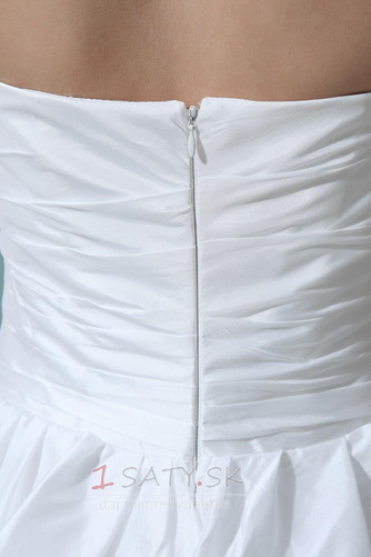 Skladaný Viacvrstvový Vysoký nízky Vonkajší Biely Svadobné šaty - Strana 7