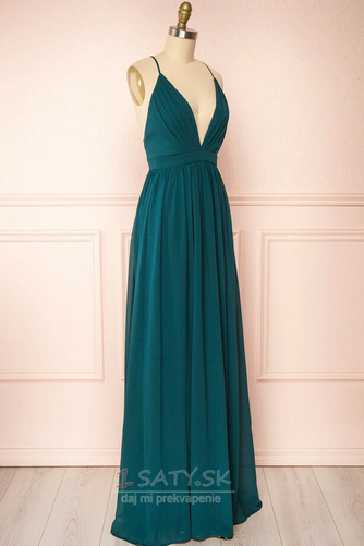 Chýbať V krku Krížovka Jeseň Bez rukávov Prírodné pása Večerné šaty - Strana 2