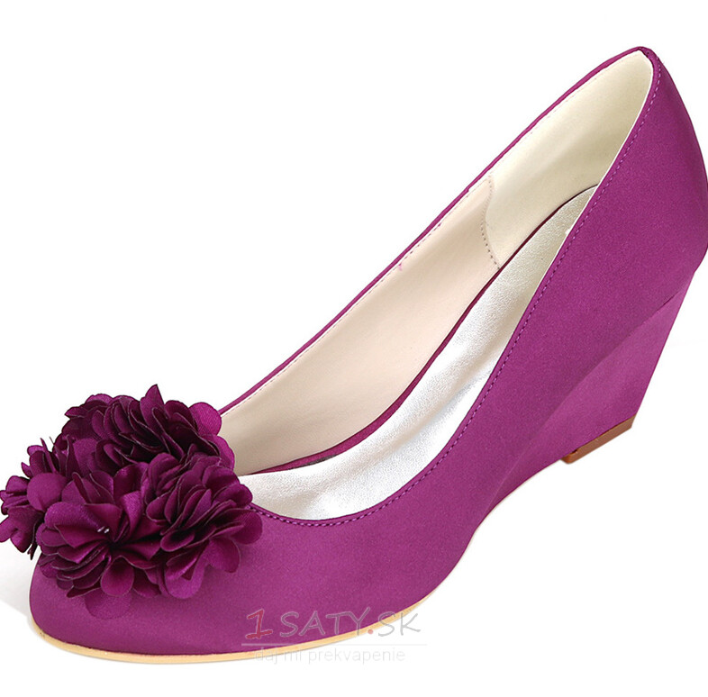 Jesenné ploché topánky retro štvorcová hlava plytká ústa kvety ručné topánky sladká móda