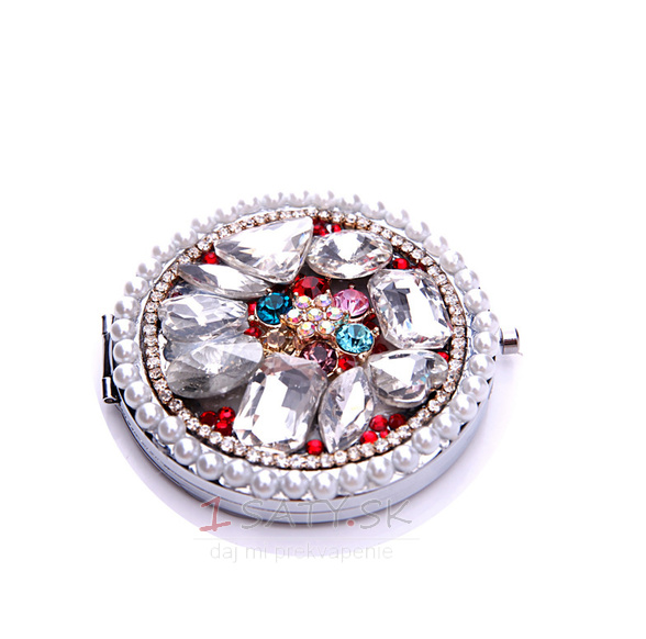 Luxusný kruh vložený diamant skladacie kreslené ozdoby