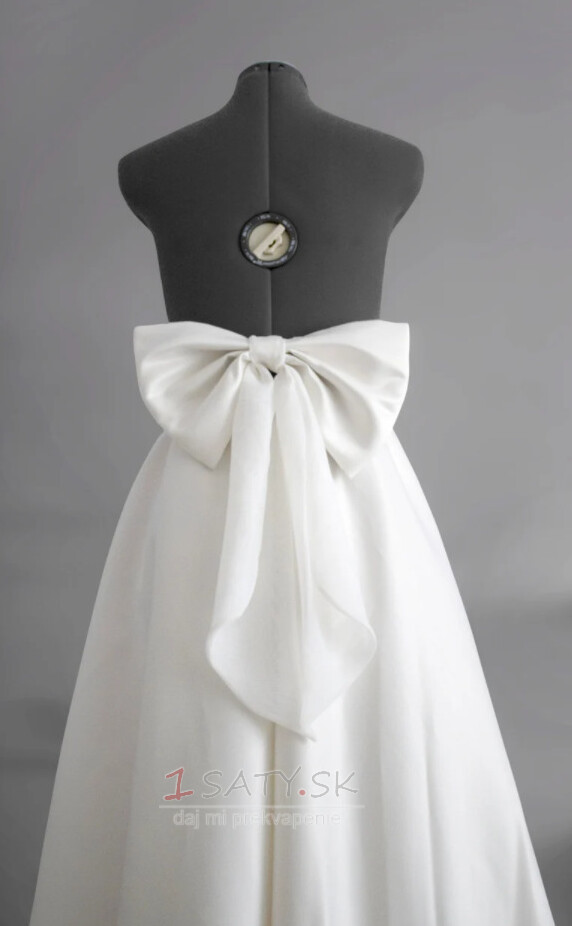 s veľkou mašľou Svadobná sukňa svadobná saténová sukňa Svadobné šaty samostatná Sukňa na mieru