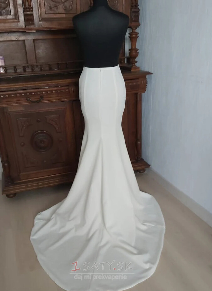 Samostatná svadobná sukňa Morská panna Svadobná sukňa Morská panna jednoduchý svadobný outfit
