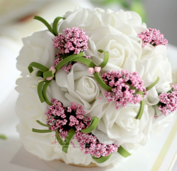 Simulácia kytice kytice nevesty družičky svadobné ručné kytice