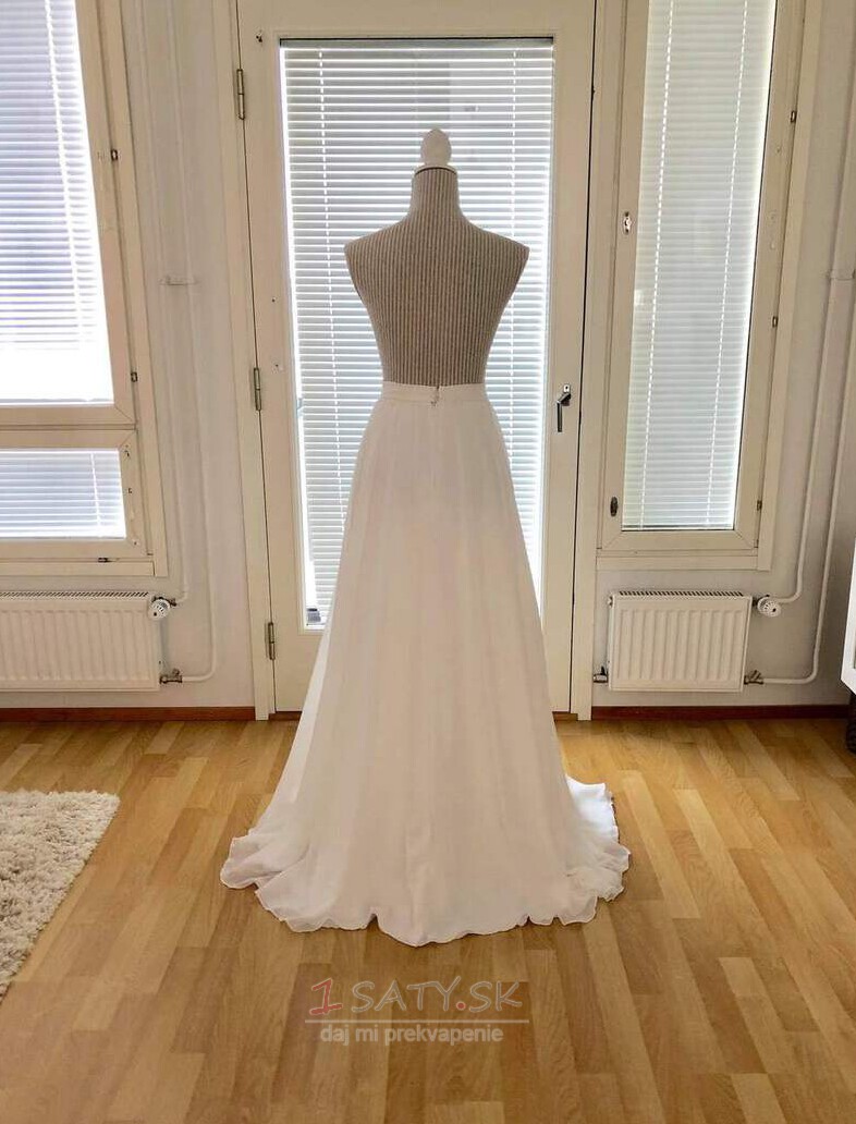 Šifónová svadobná sukňa Svadobná sukňa Svadobná sukňa Plážové svadobné šaty svadobné doplnky