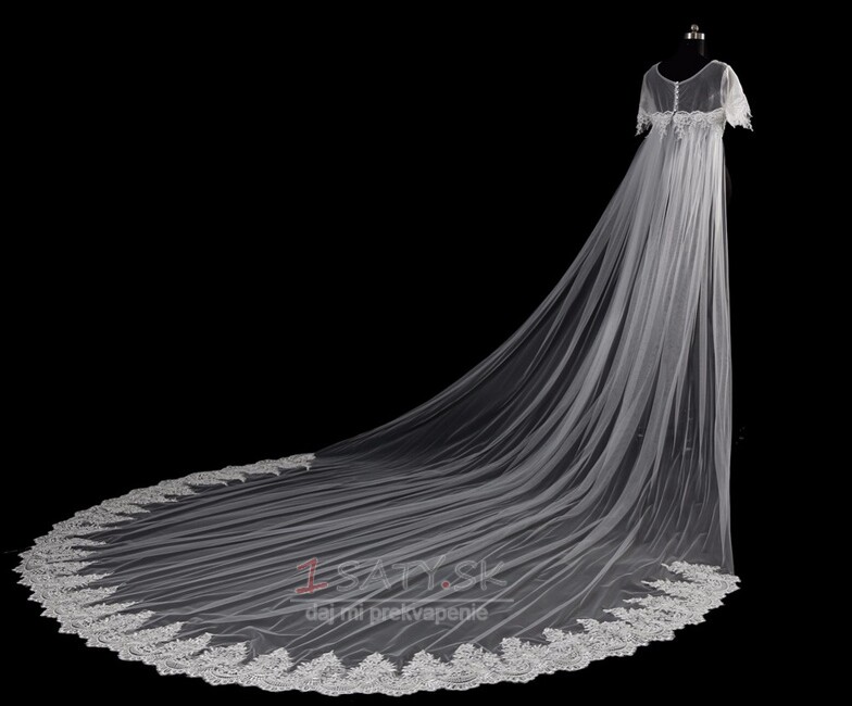 Svadobná čipka plášť tyl šál bunda svadobné šál