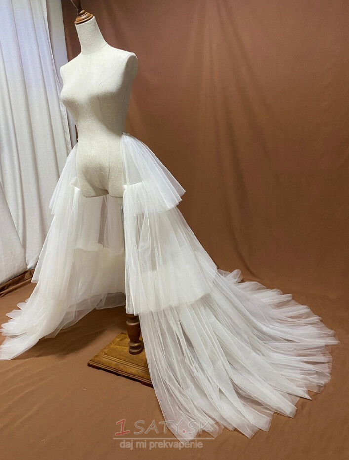 svadobná odnímateľná vlečka bridal skirt odnímateľná svadobná vláčik svadobná sukňa tylová vlečka
