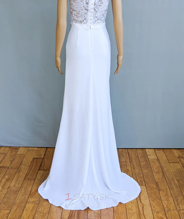 Svadobné oddeľuje Morská panna svadobná sukňa na mieru svadobné šaty Jednoduché moderné svadobné oddeľuje