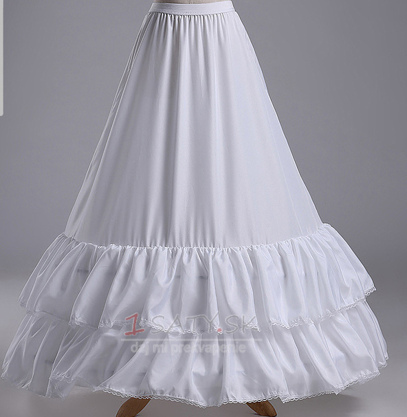 Svadobné Petticoat Lace zdobenie Svadobné šaty Dlhá polyesterová taftová